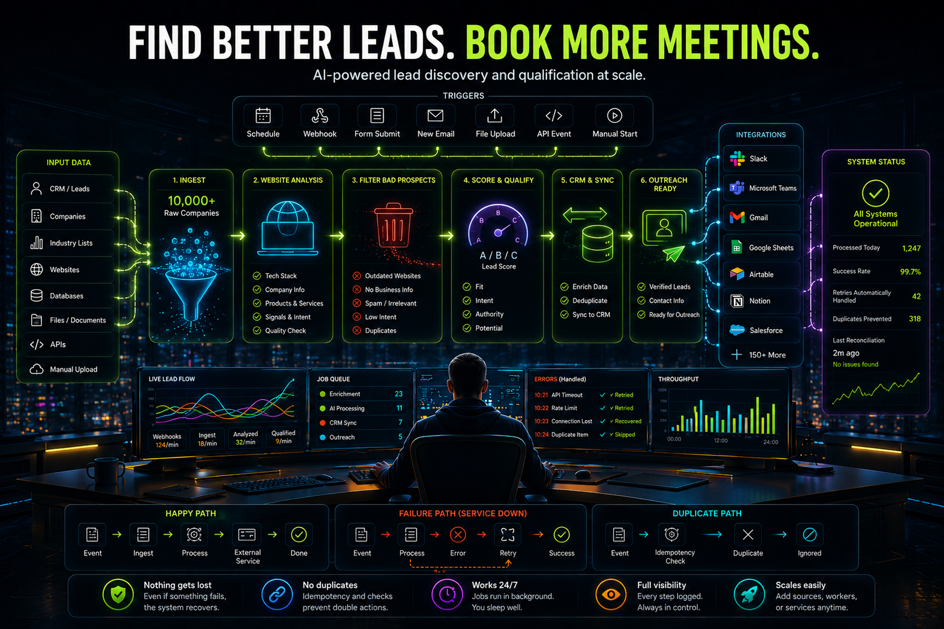 Lead Hunter: lead discovery and qualification pipeline